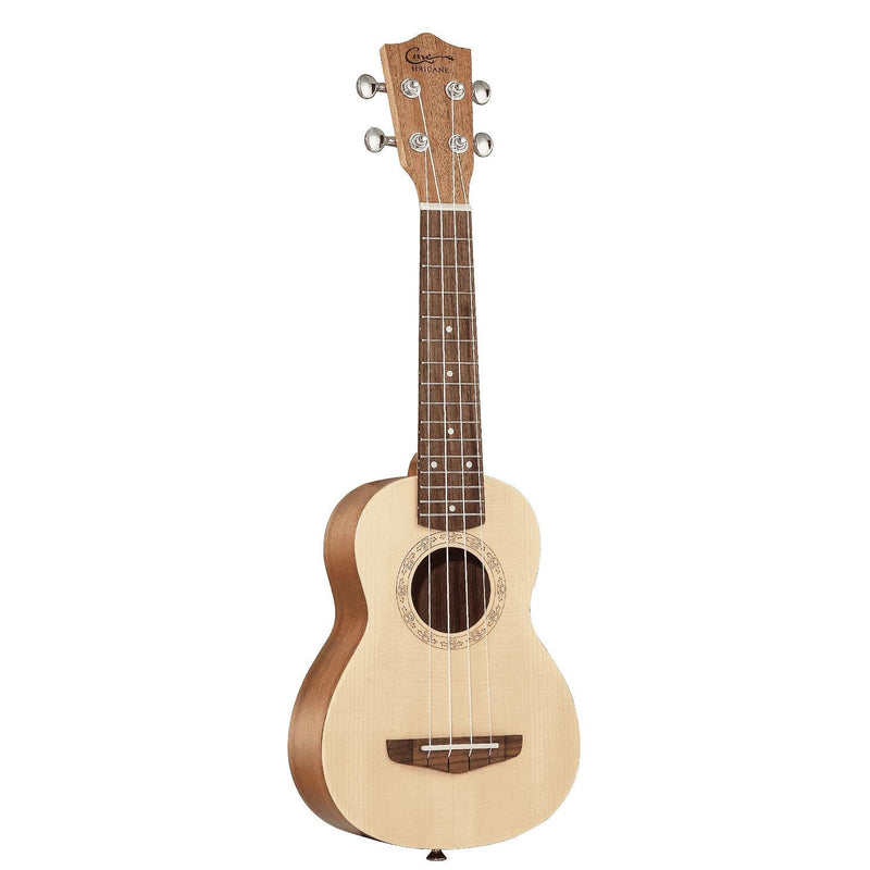 21 Inch Mahogany Solid Spruce Top Dolphin Soprano Ukulele