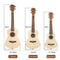 21 Inch Mahogany Solid Spruce Top Dolphin Soprano Ukulele