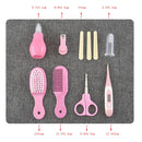 Baby Health Care Kit Newborn Nail Hair Thermometer Grooming Brush Kit Clipper Scissor Multifunction Kid Toiletries Kit Baby Care